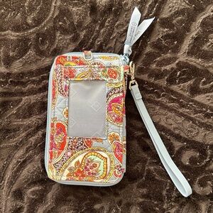 Vera Bradley Colorful Paisley Wristlet